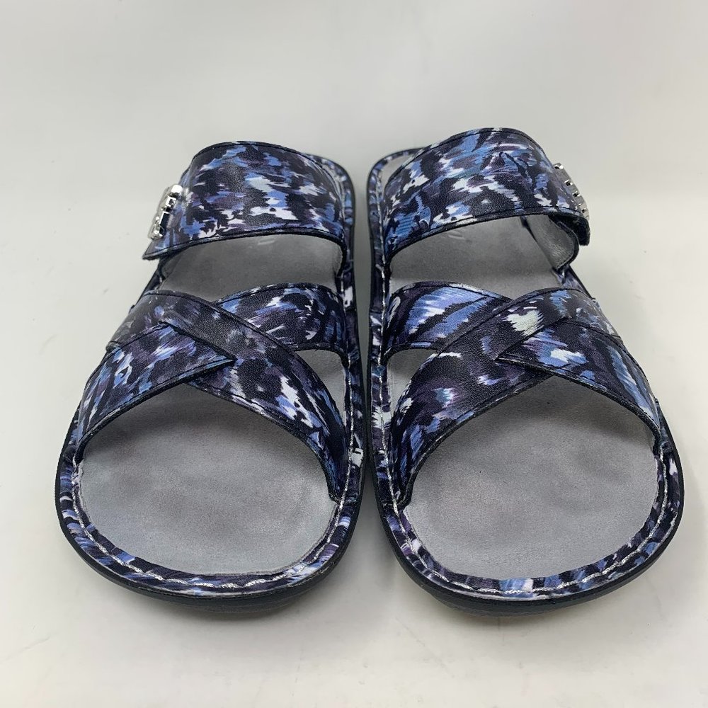 Alegria Women's Slip On Adjustable Sandal Victoria Feral Pattern Size EU 40